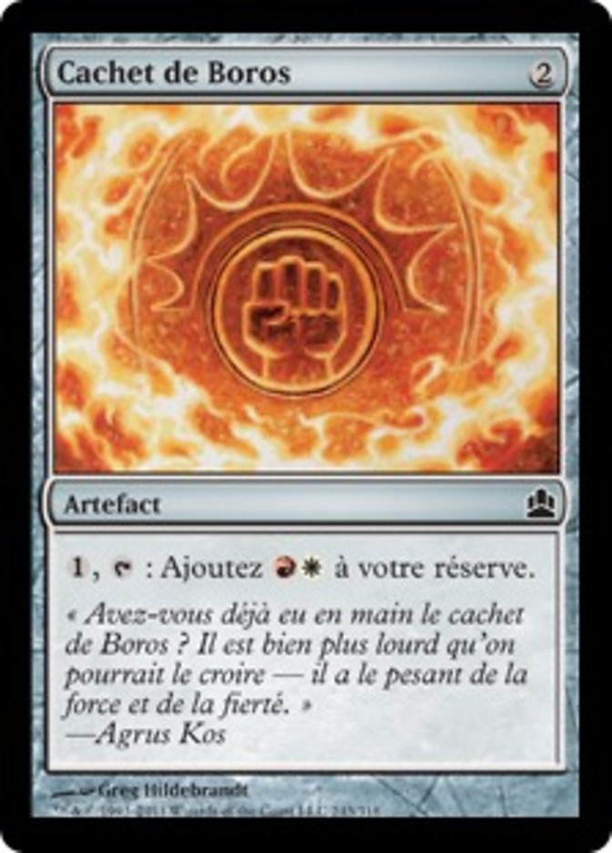 Cachet de Boros