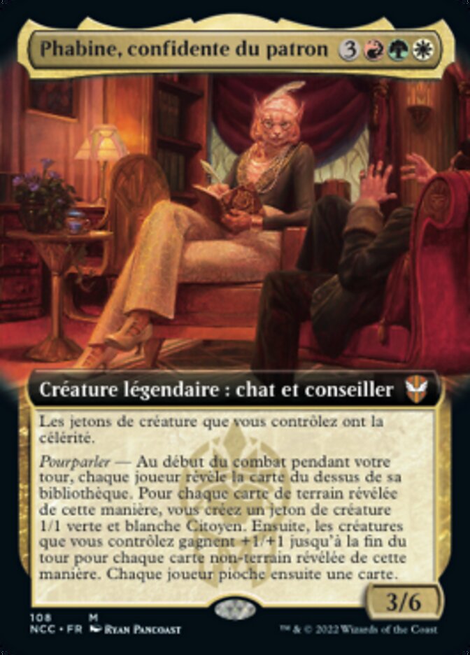 Phabine, confidente du patron