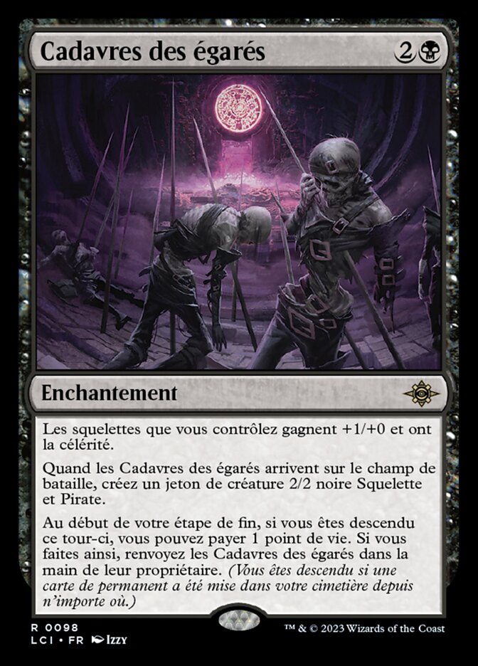 Cadavres des égarés