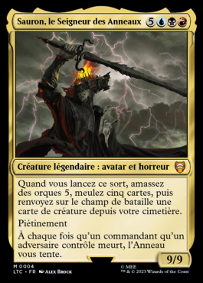 Sauron, le Seigneur des Anneaux