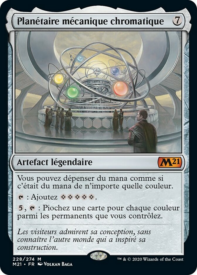 Planétaire mécanique chromatique