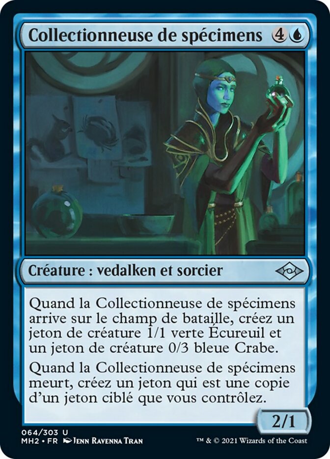 Collectionneuse de spécimens