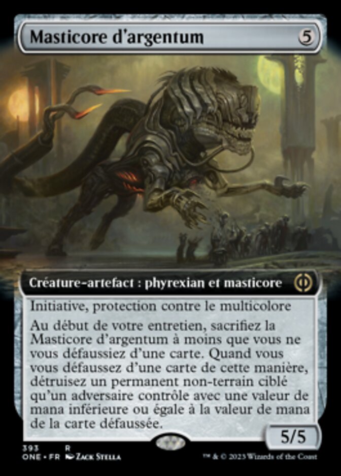 Masticore d'argentum