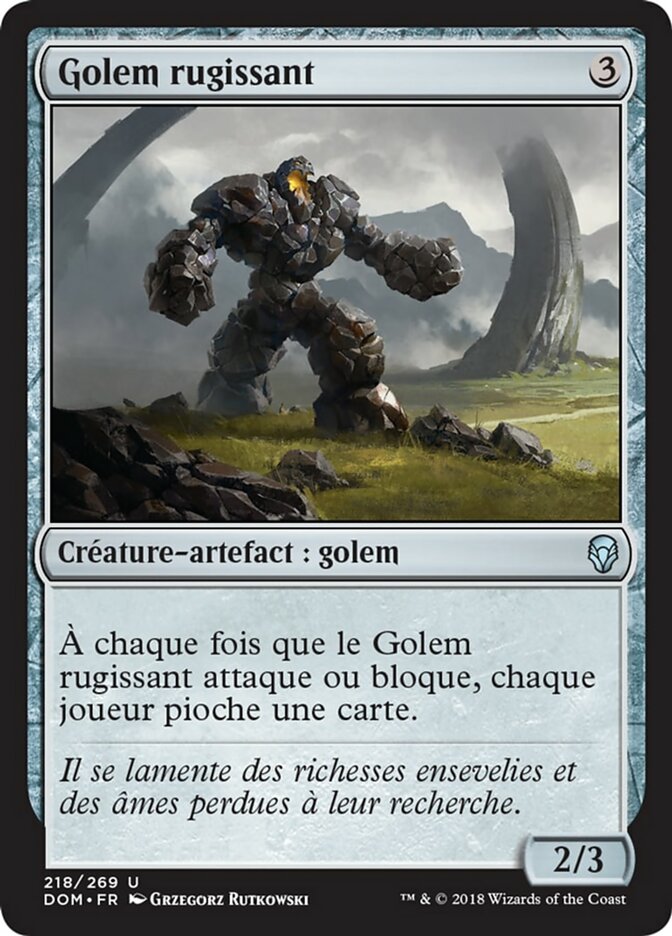 Golem rugissant