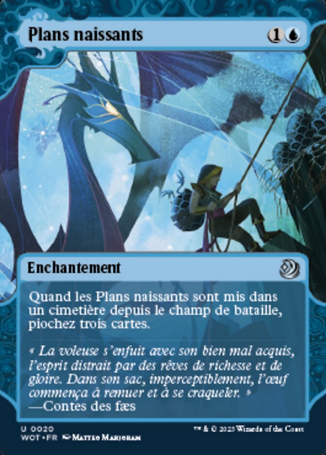 Plans naissants