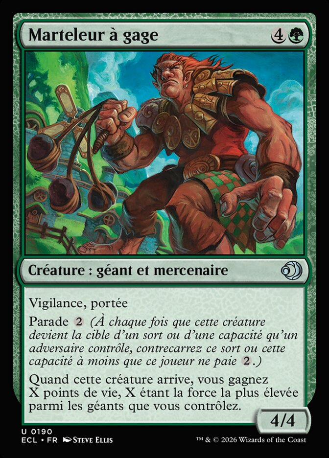 Marteleur à gage