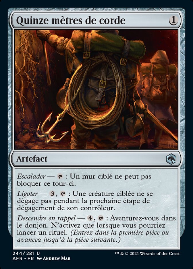 Quinze mètres de corde