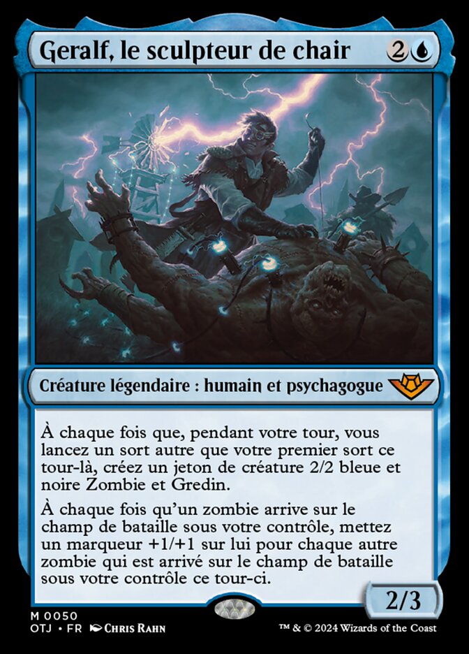 Geralf, le sculpteur de chair