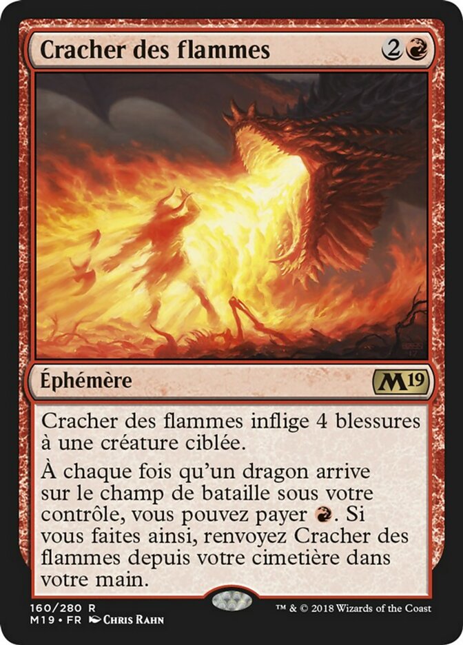 Cracher des flammes