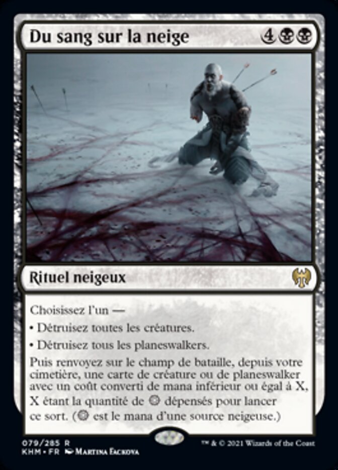 Du sang sur la neige