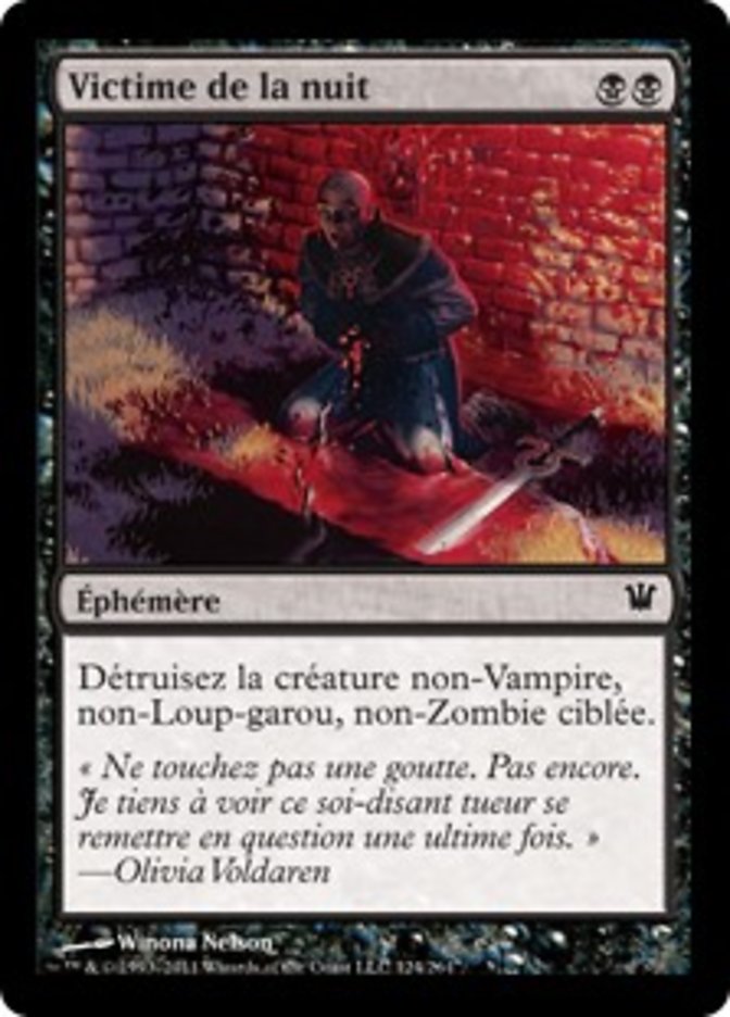 Victime de la nuit