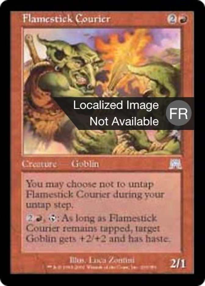 Messager flambâton