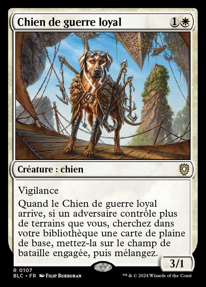 Chien de guerre loyal