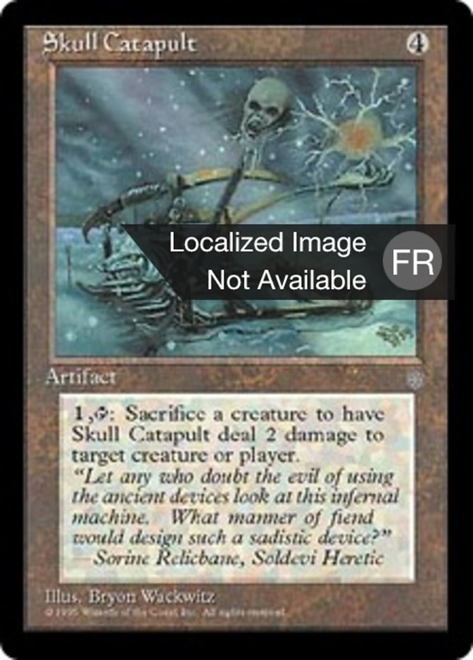 Catapulte des crânes