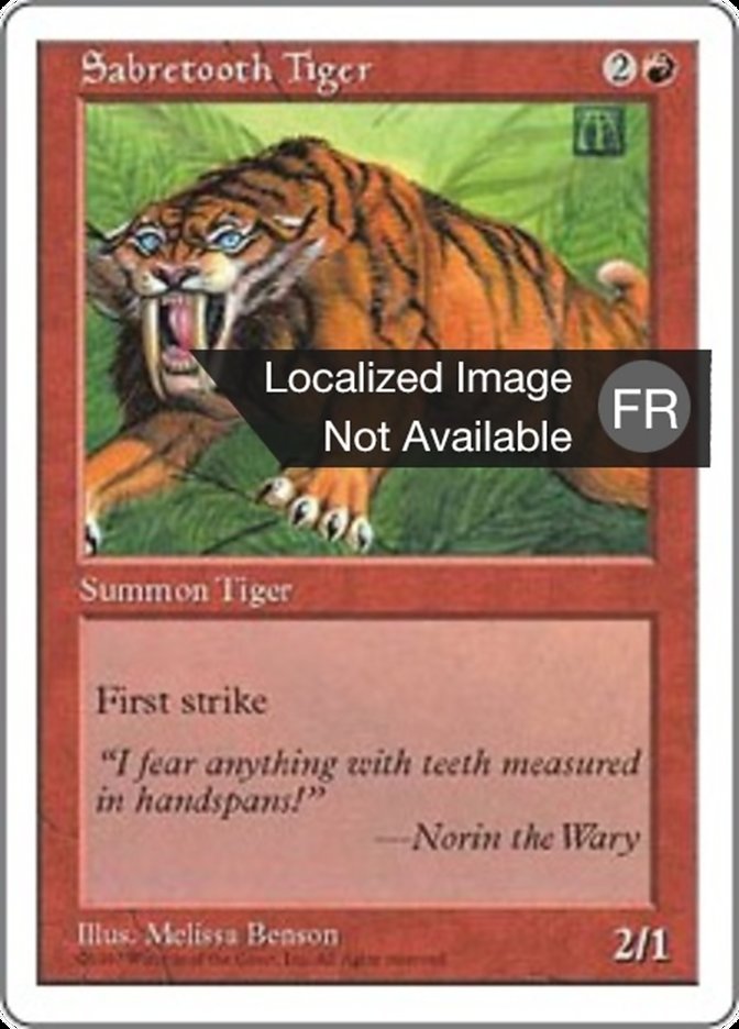 Tigre à dents de sabre