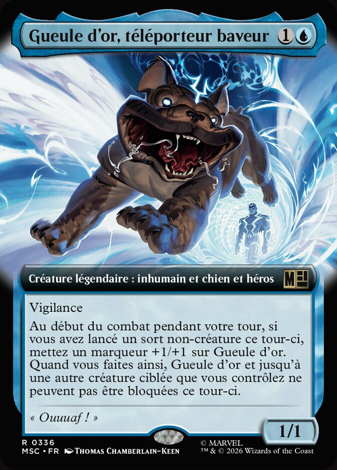 Gueule d'or, téléporteur baveur