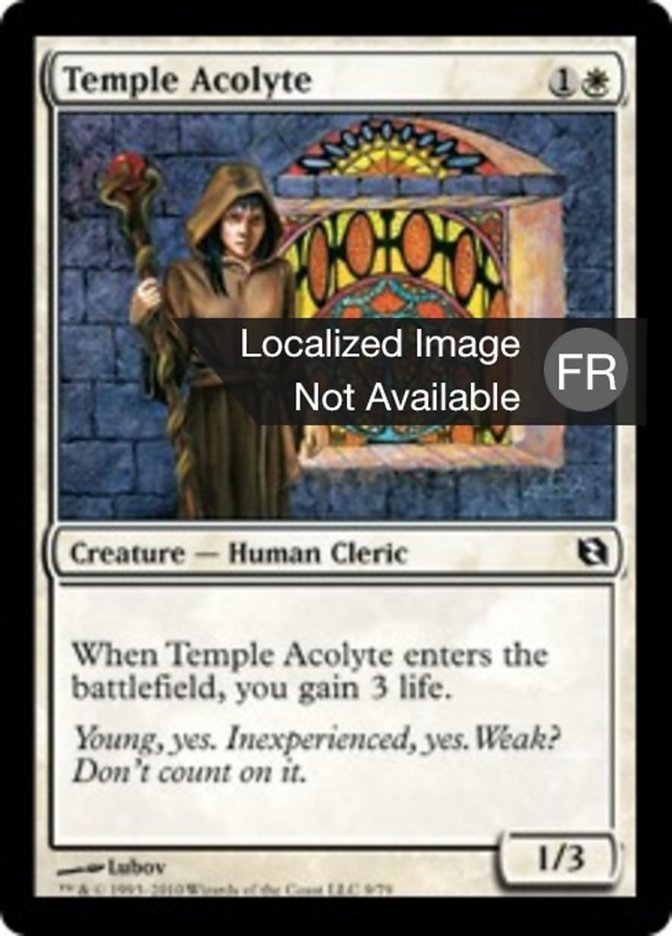 Acolyte du temple