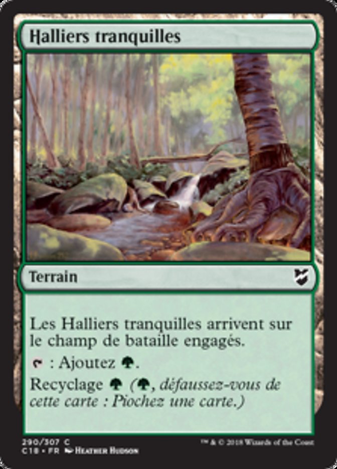 Halliers tranquilles