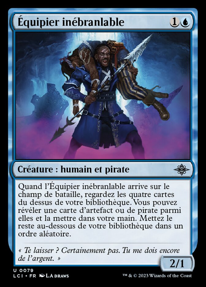 Équipier inébranlable