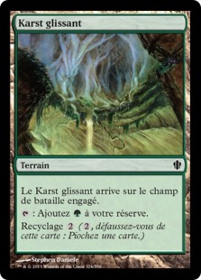 Karst glissant