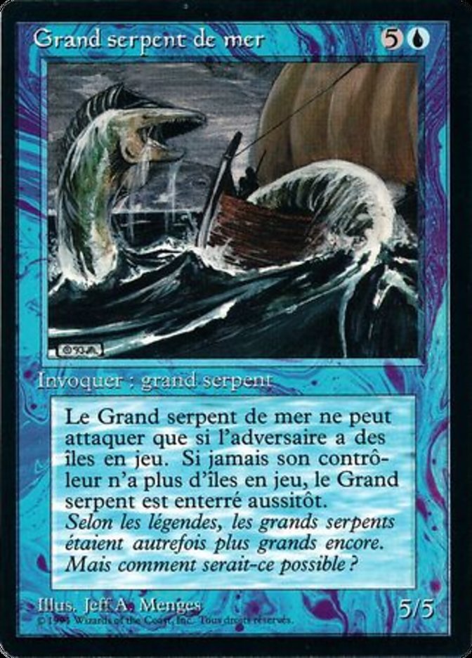 Grand serpent de mer
