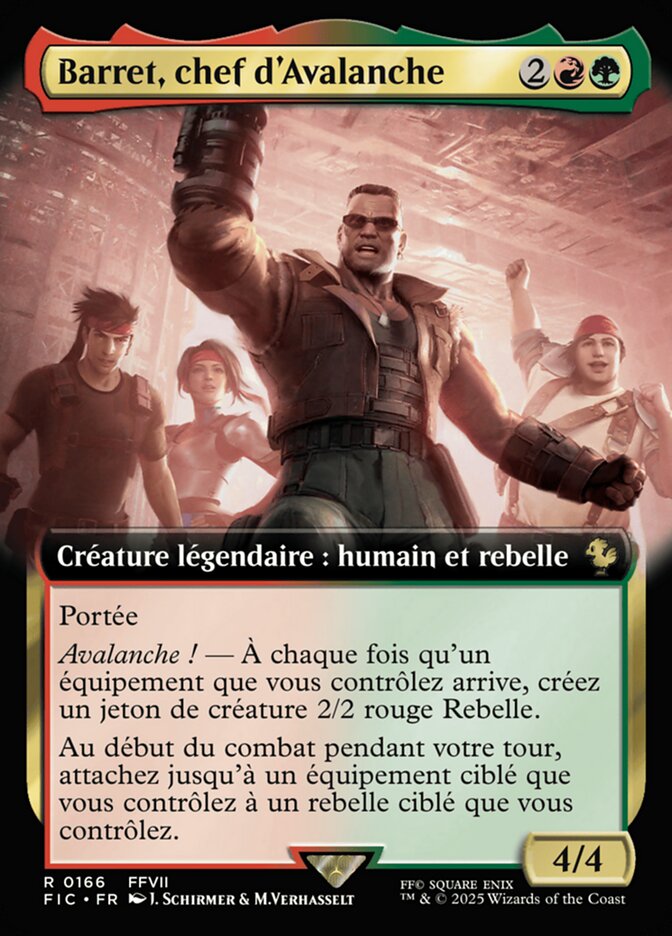 Barret, chef d'Avalanche