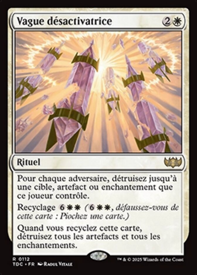 Vague désactivatrice