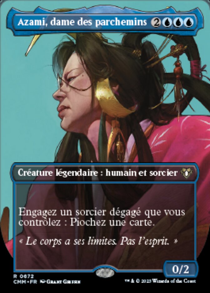 Azami, dame des parchemins