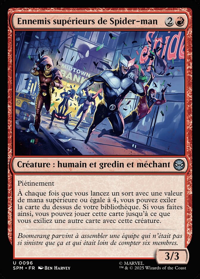 Ennemis supérieurs de Spider-man