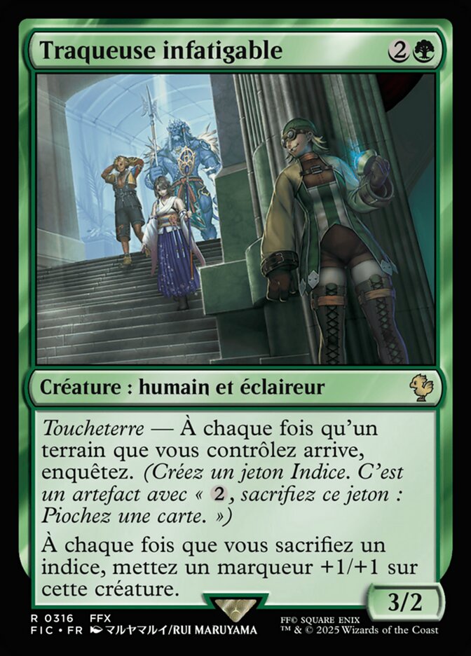 Traqueuse infatigable