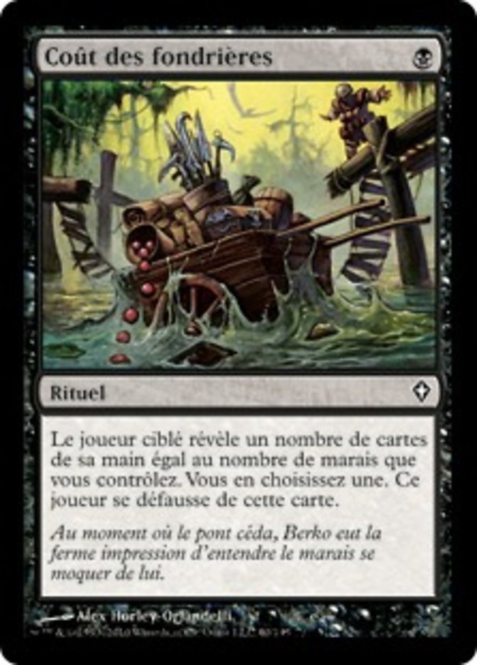 Coût des fondrières