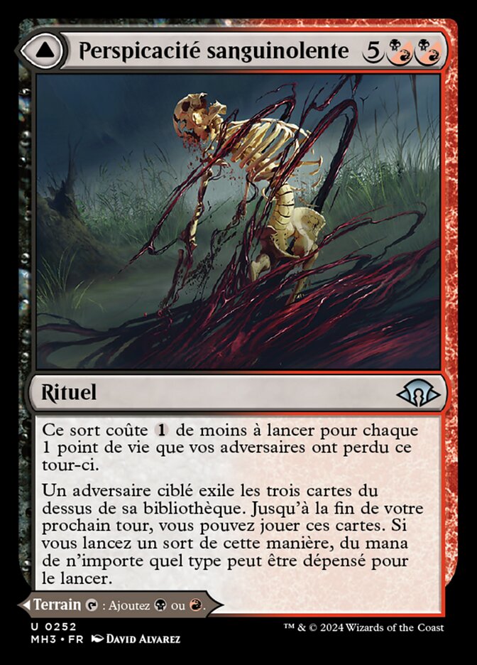 Perspicacité sanguinolente