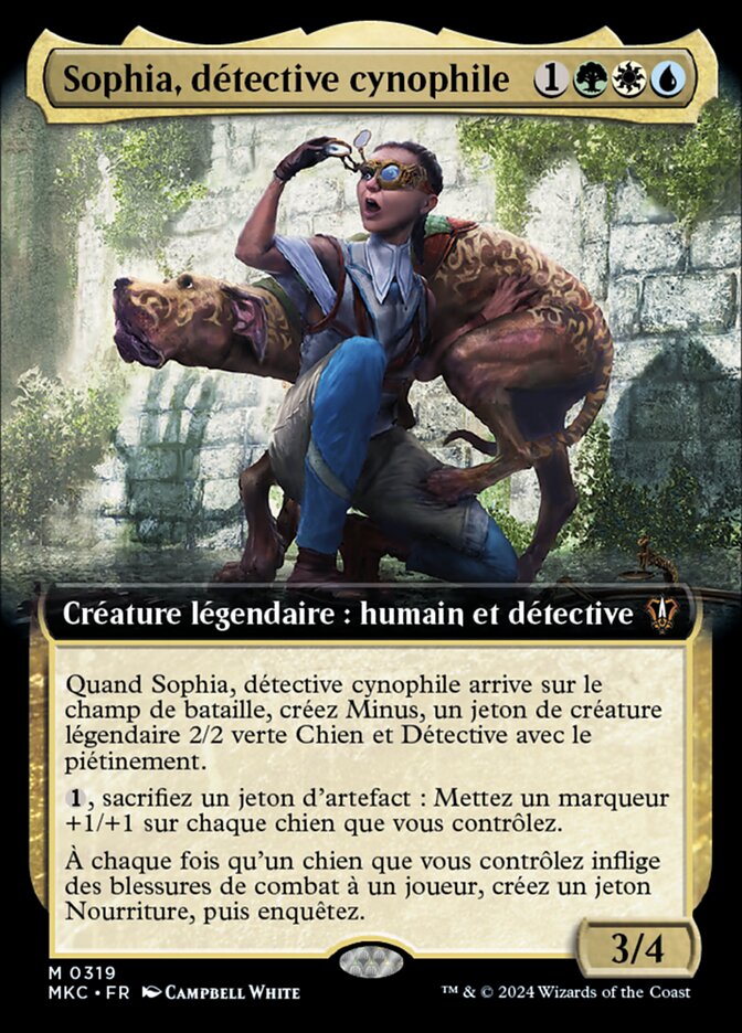 Sophia, détective cynophile