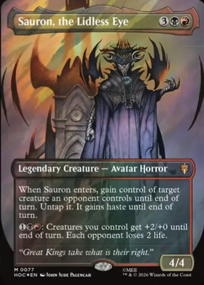 Sauron, the Lidless Eye