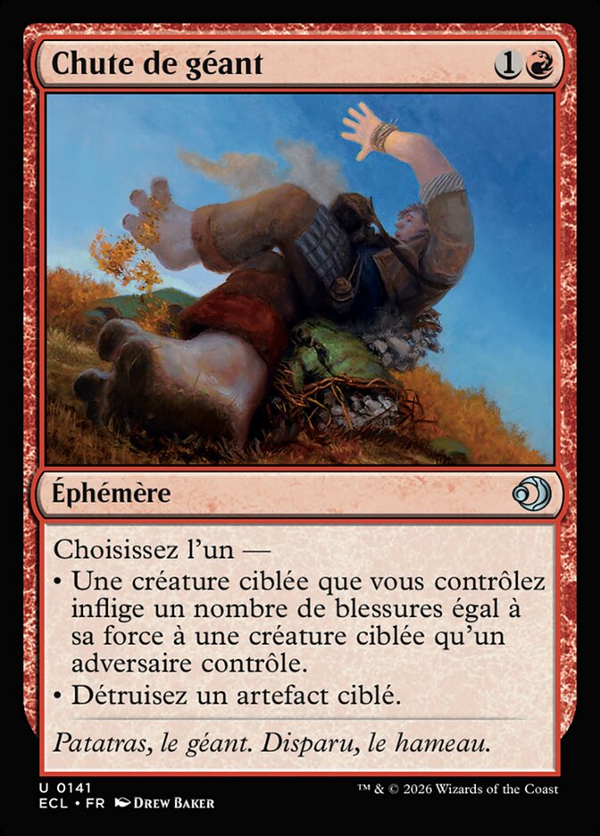 Chute de géant