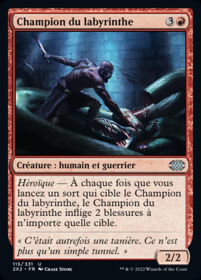 Champion du labyrinthe