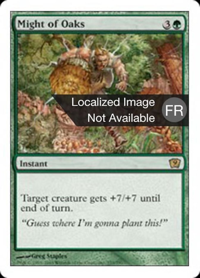 Puissance des chênaies