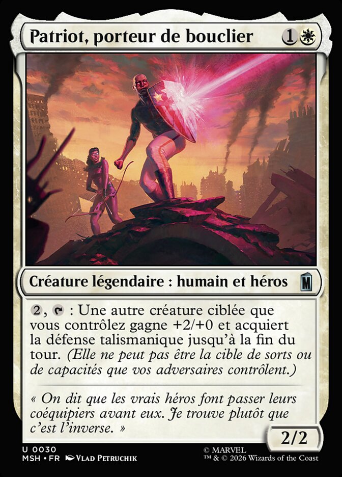 Patriot, porteur de bouclier