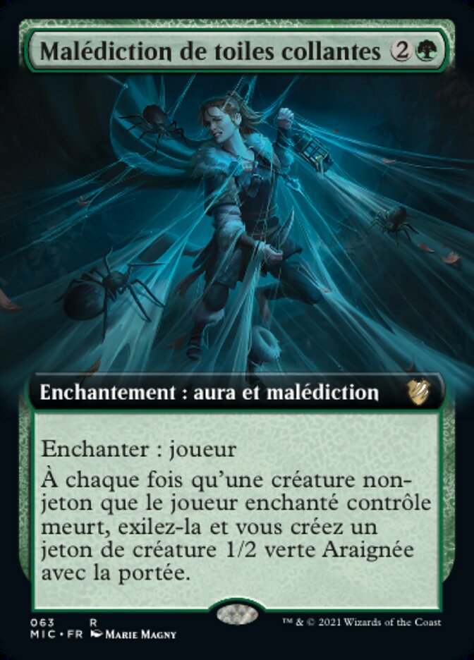 Malédiction de toiles collantes