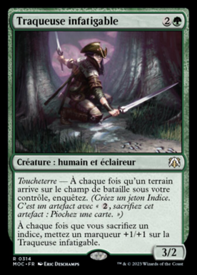 Traqueuse infatigable