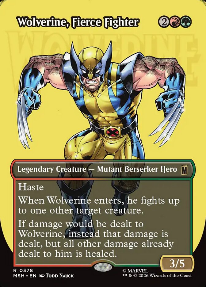 Wolverine, Fierce Fighter
