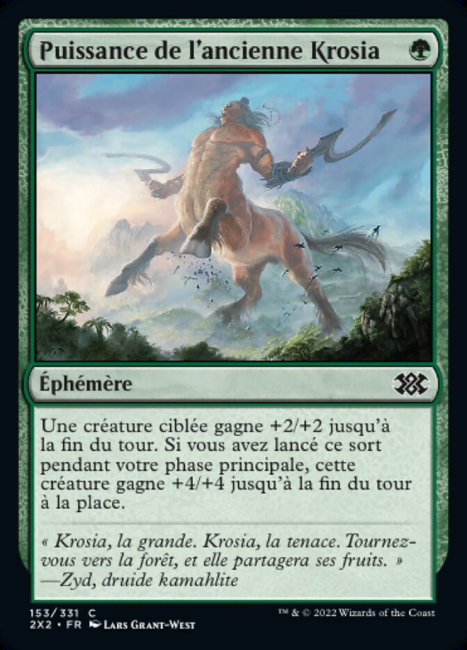 Puissance de l'ancienne Krosia