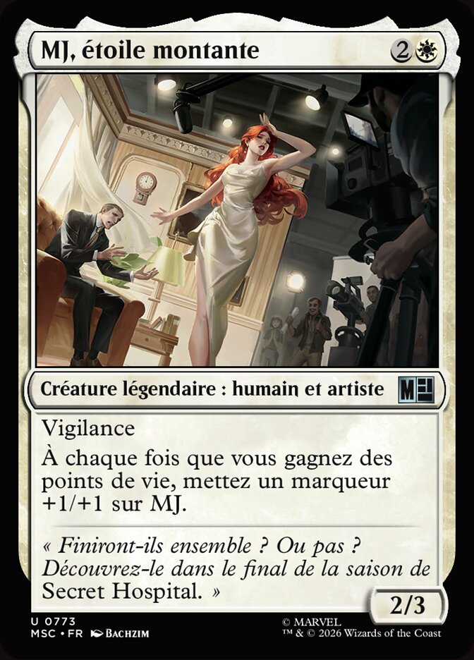 MJ, étoile montante