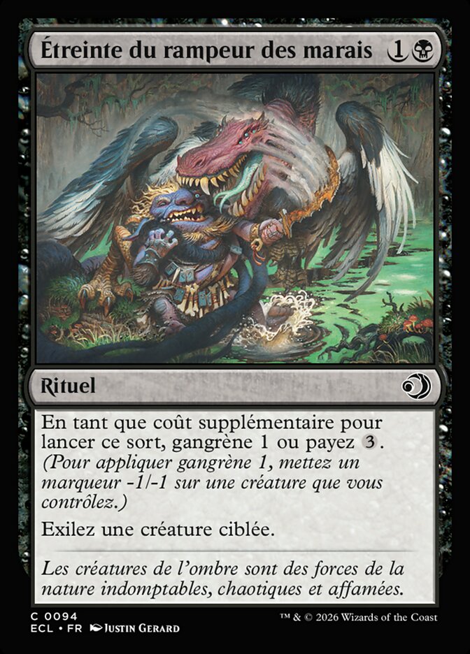 Étreinte du rampeur des marais