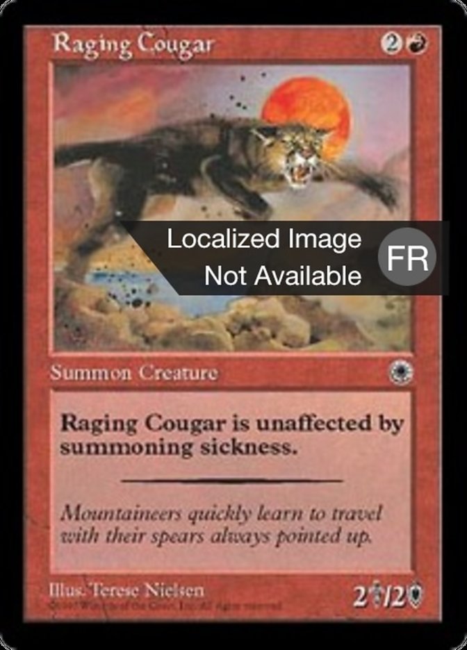 Couguar enrage