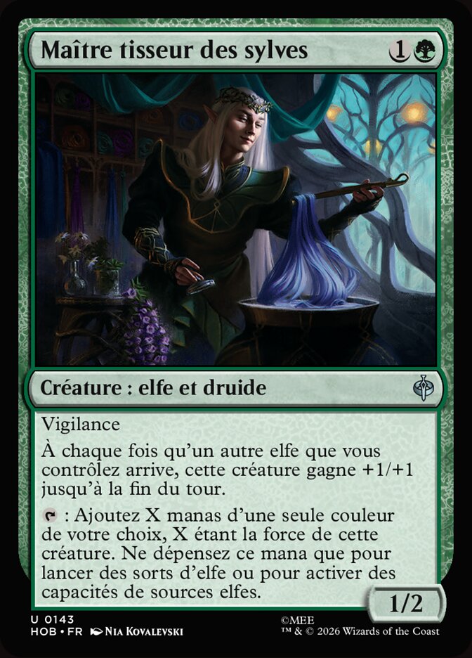 Maître tisseur des sylves