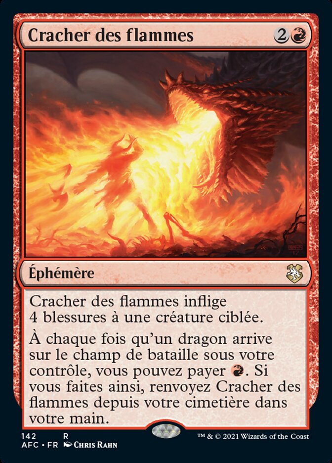 Cracher des flammes