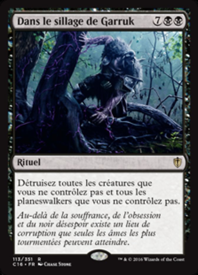 Dans le sillage de Garruk