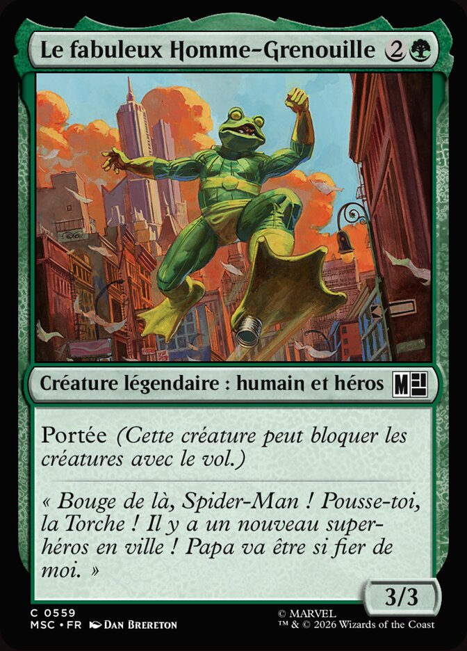 Le fabuleux Homme-Grenouille
