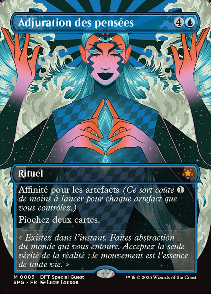Adjuration des pensées
